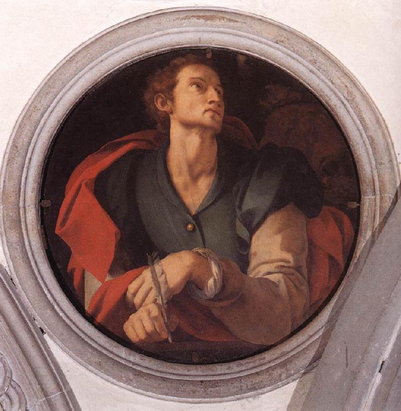 Pontormo, Jacopo St Luke oil painting picture